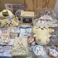 ちいかわ ぬいぐるみ マスコット バッグ ハンカチ クリアファイル パジャマ Tシャツ Lサイズ 他 ちいかわグッズ まとめて